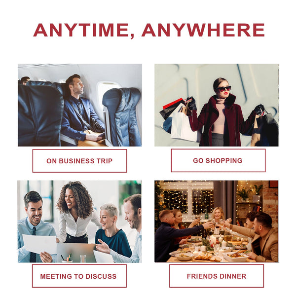 HOEXE Obsidian Ring, Stainless Steel Ring For Men And Women Smooth Fashion Simple Boutique Hand Accessories