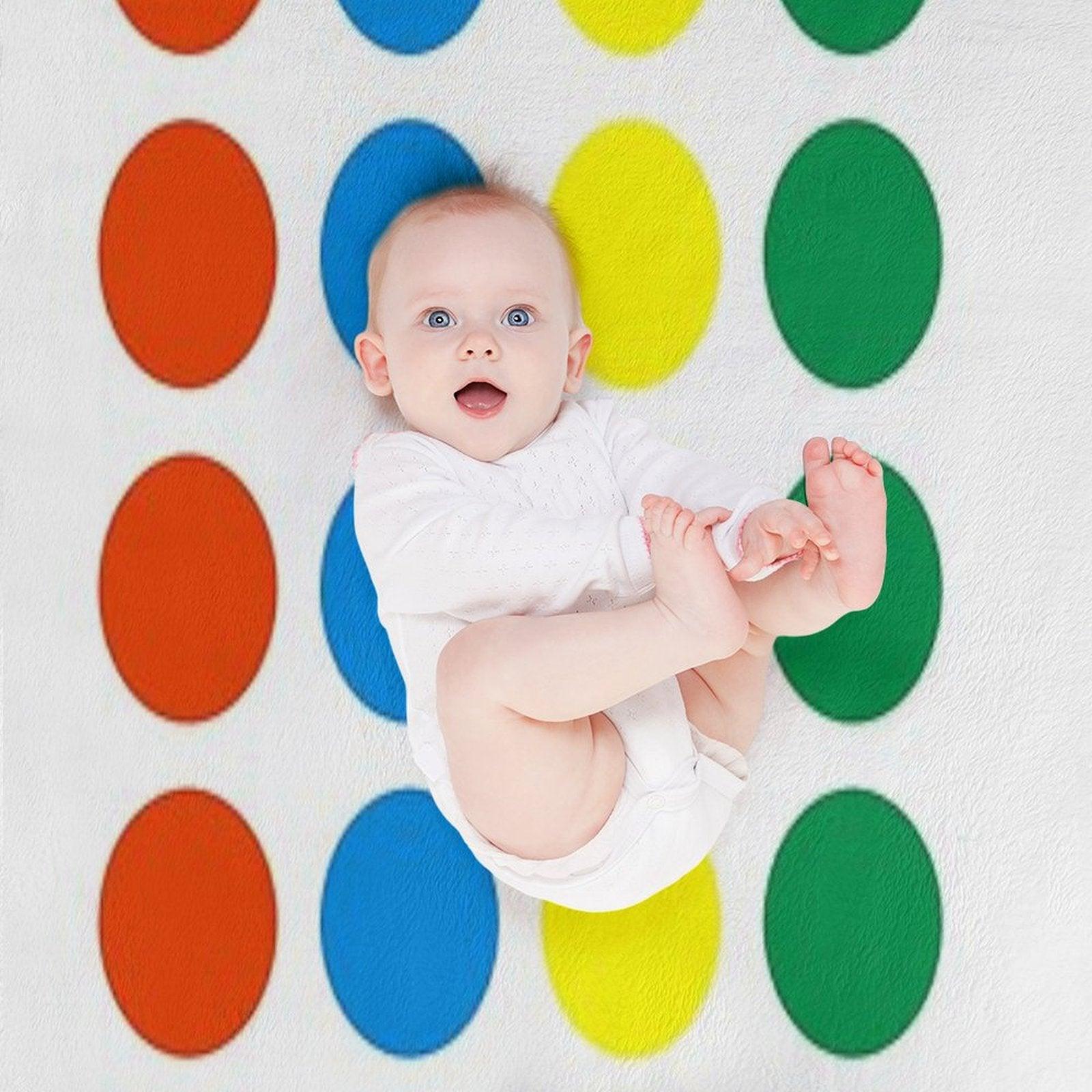 Naked Twister Throw Blanket