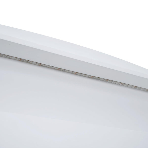 Twin Size Platform Bed with Storage LED Headboard Twin Size Trundle and 3 Drawers White