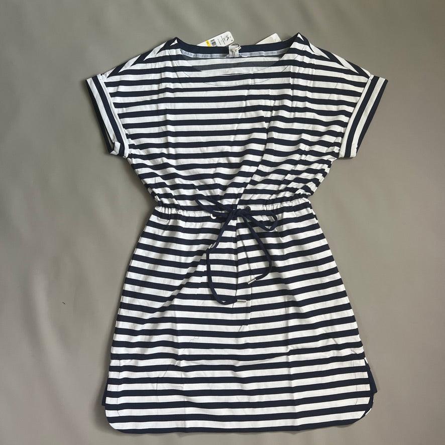 TOMMY BAHAMA Women's Short Sleeve Amira Stripe Short Dress Size S Island Navy (New)