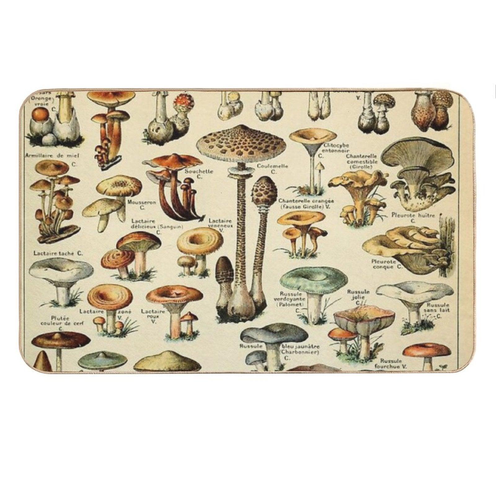 Mushrooms Bath Mat