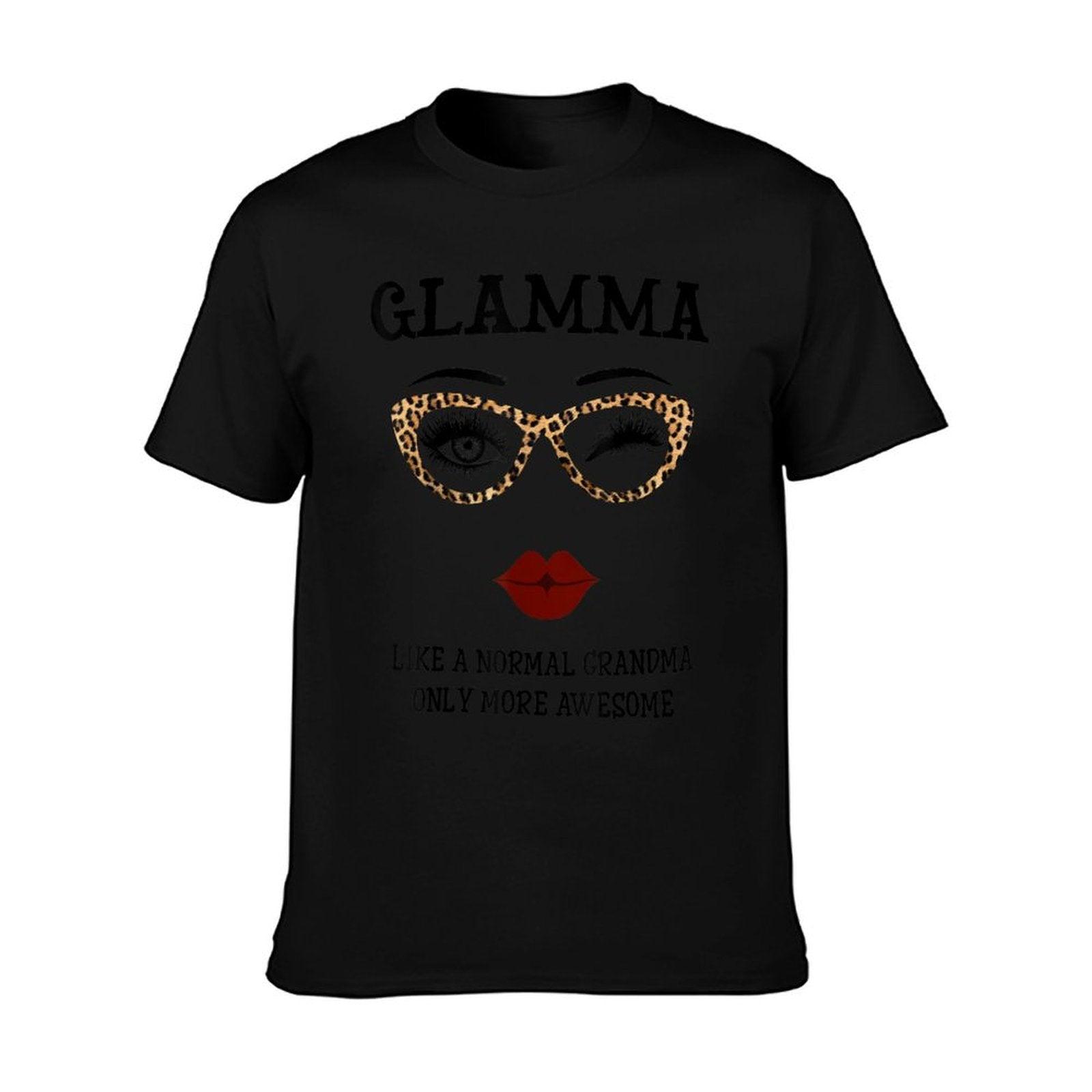 Glamma Like Normal Grandma Only More Awesome Leopard T-Shirt