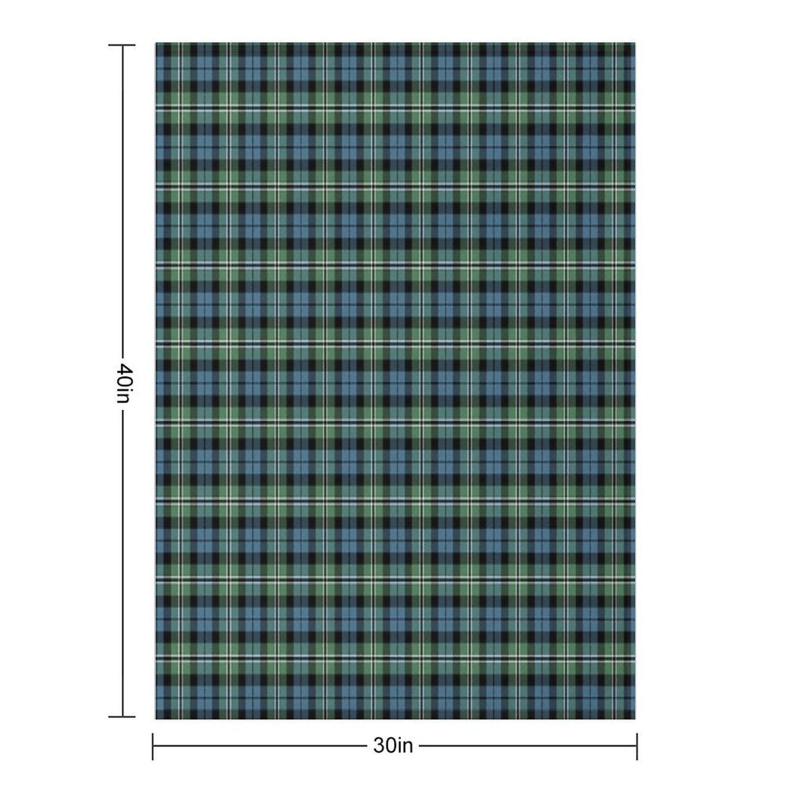 Clan Melville Tartan Throw Blanket