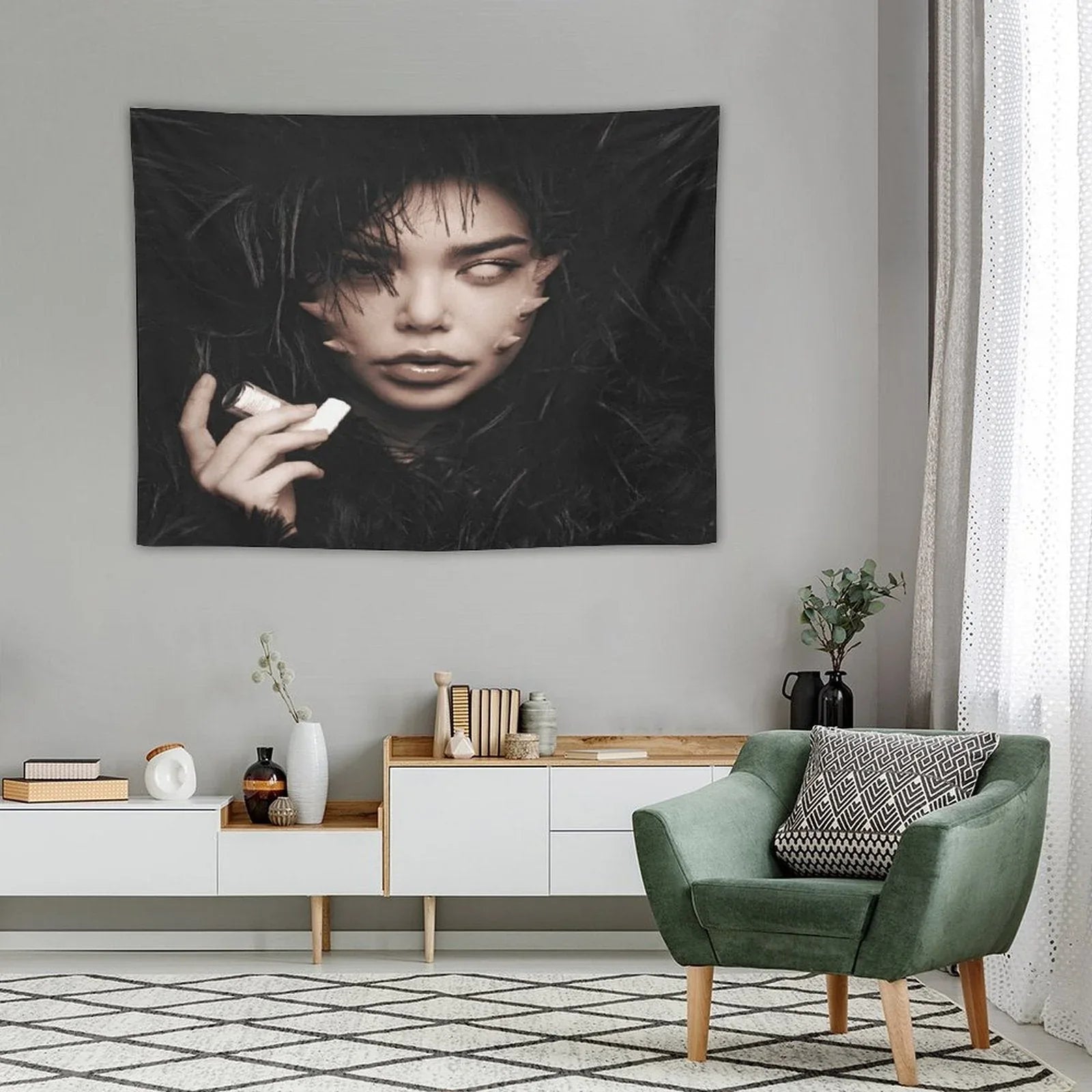 I LOVE A$THMA BOYS Tapestry