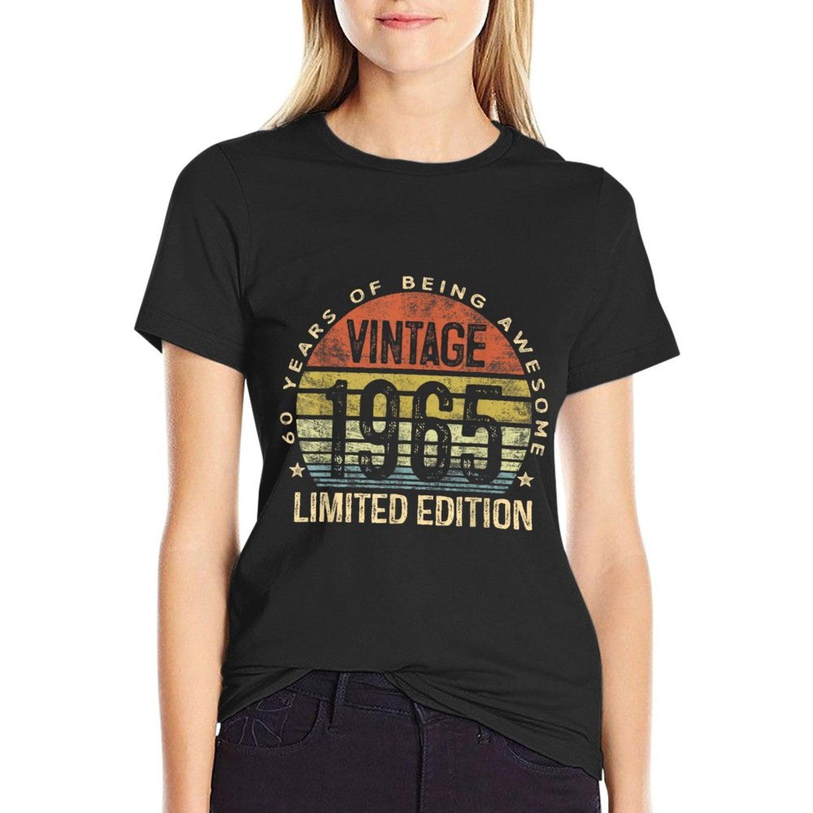 Vintage 1965 Limited Edition 60-Year-Old Gifts 60th Birthday T-Shirt