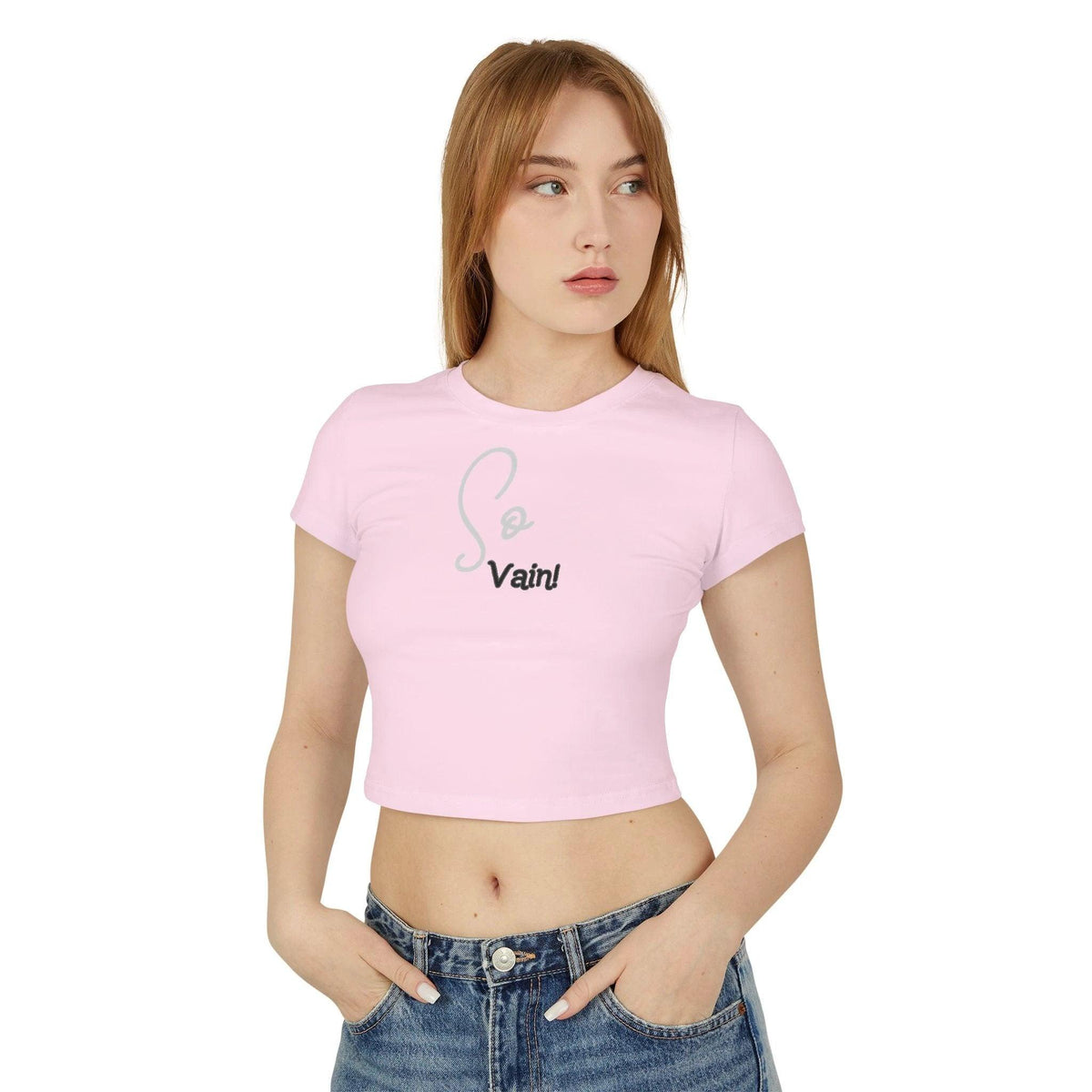So vain Women's Crop Tee