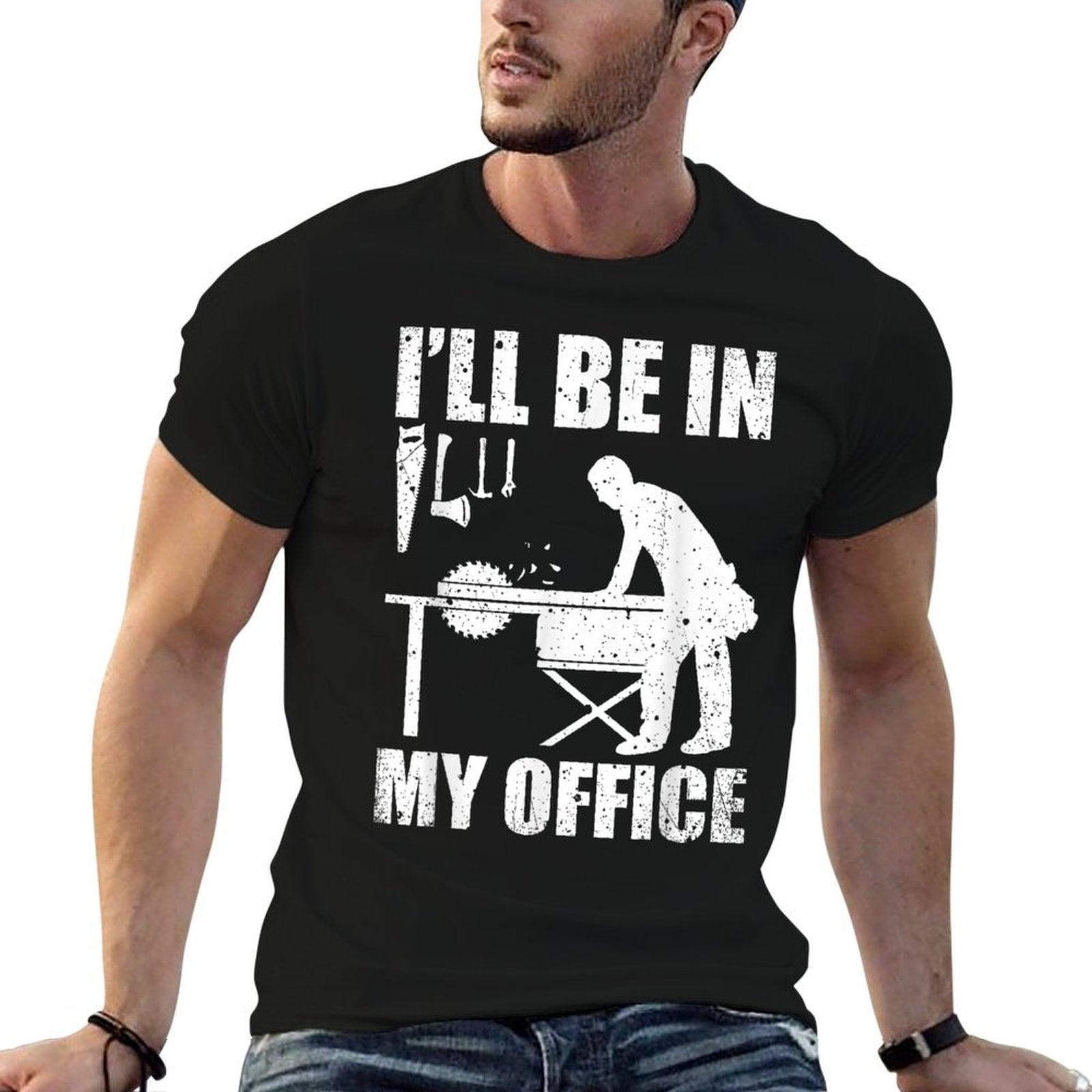 Mens Funny Woodworking Carpenter Carpentry Woodworker Gift T-Shirt