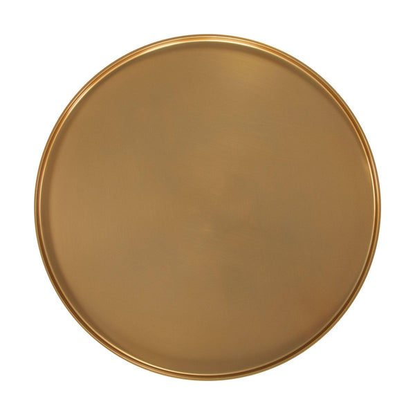 Cendre Side Table Gold & Beige