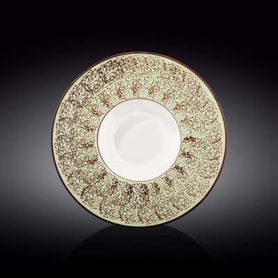 Pale Green / PistachioPorcelain Deep Plate 10.5