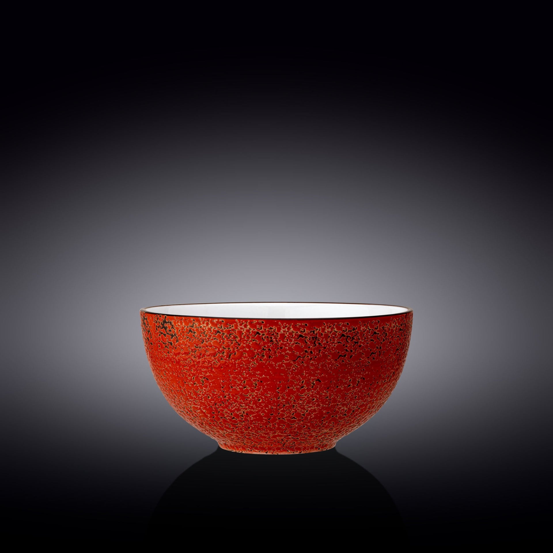 Red Porcelain Deep Bowl 7.5
