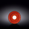 Red Porcelain Saucer 6