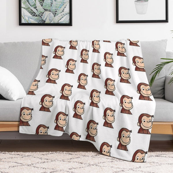 Curious George Velvety-soft Throw Blanket