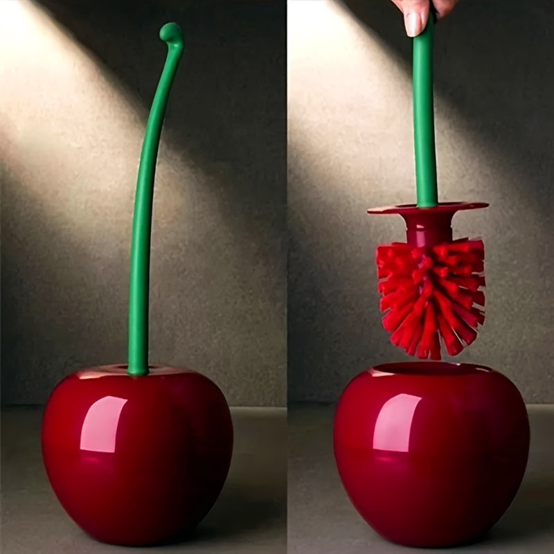 1 Set Novelty Cherry Toilet Brush, Creative Toilet Brush, Toilet Brushes And Holders DSers Fulfillment