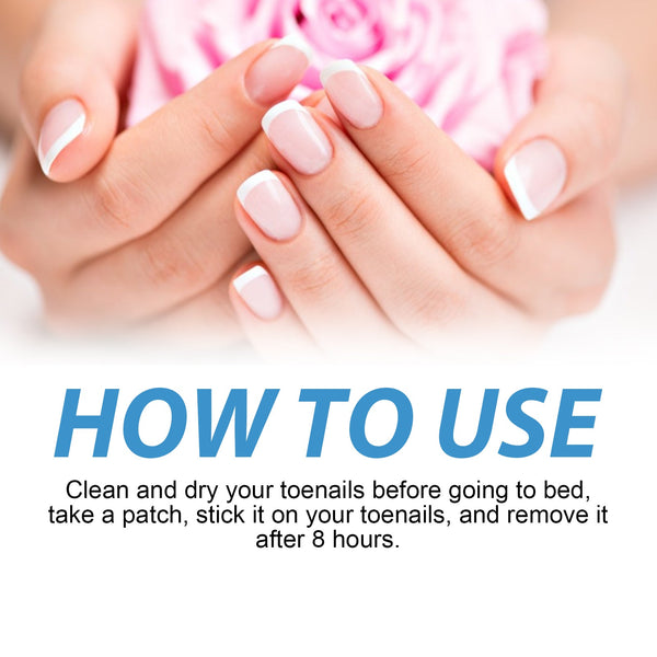 Nighttime Fungal Nail Treatment Patch, Repair Hand And Foot Inlay Rotten Nails Thickening Gray Nail Polish Care Patch