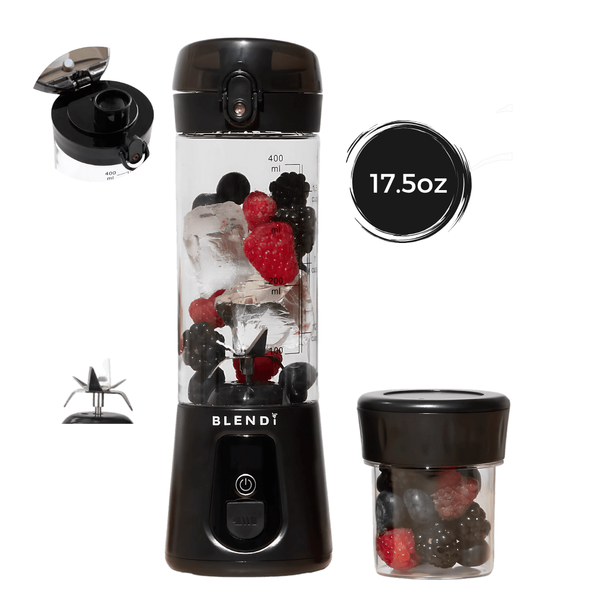 Pro+ Ice Crushing Portable Blender (17oz)