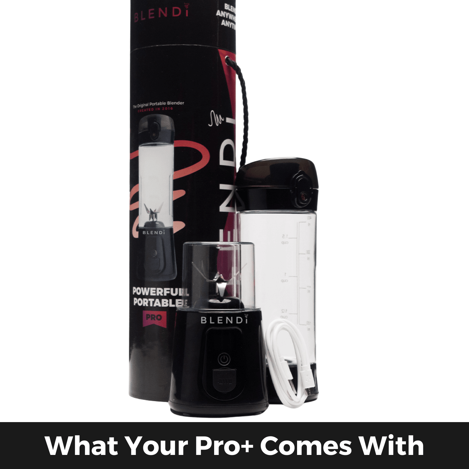 Pro+ Ice Crushing Portable Blender (17oz)