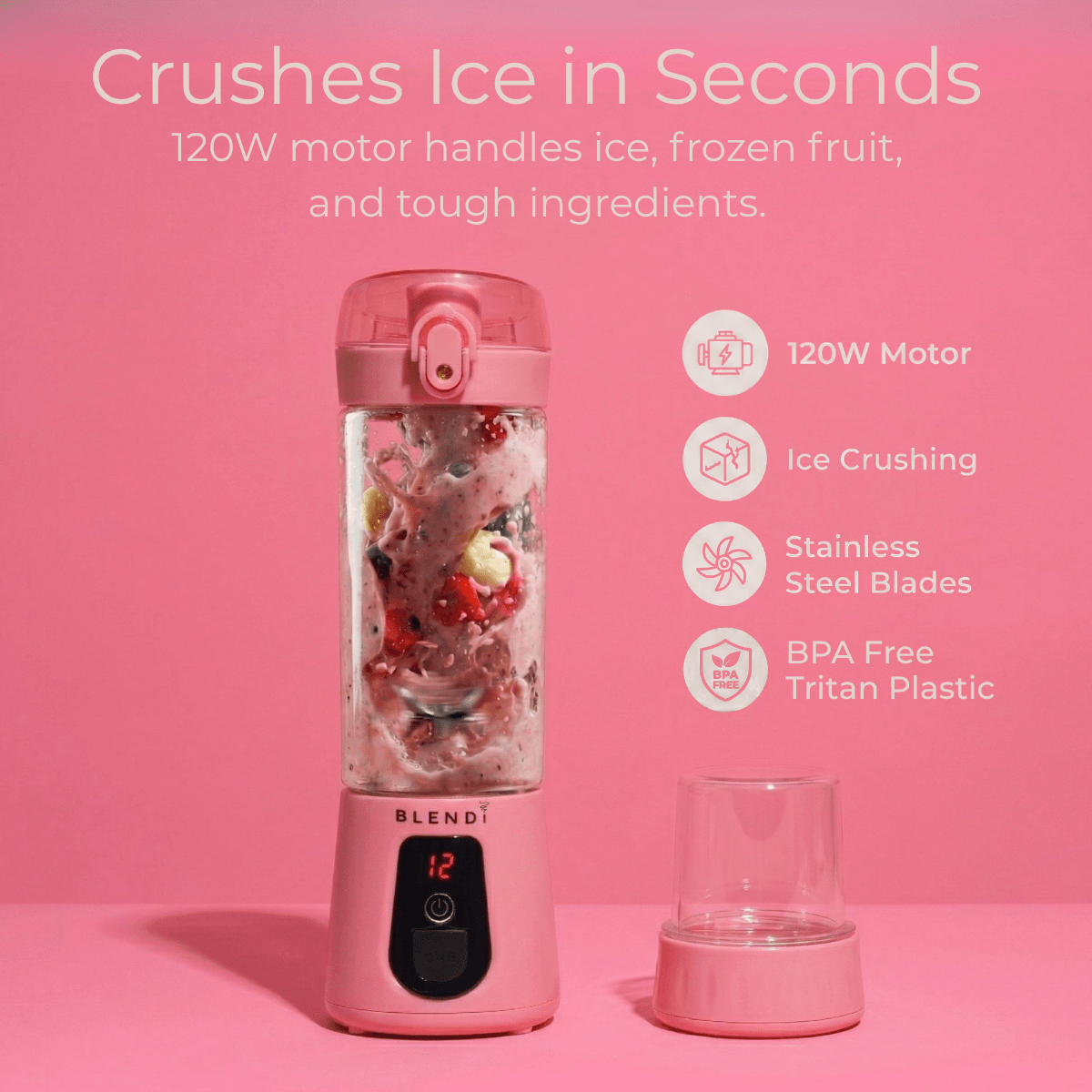 Pro+ Ice Crushing Portable Blender (17oz)