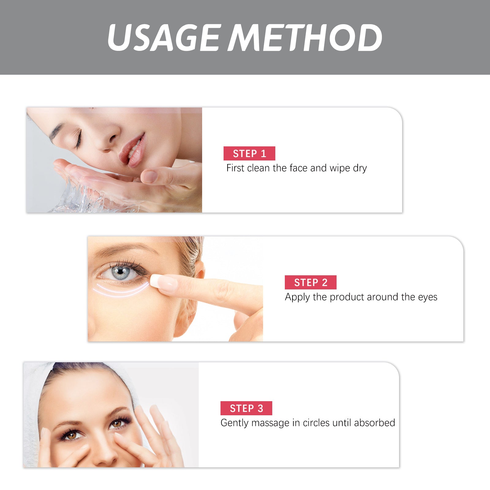 Retinol Eye Cream, Eye Skin Moisturizing Treatment Fade Fine Lines Dark Circles Elastic Firming Eye Cream