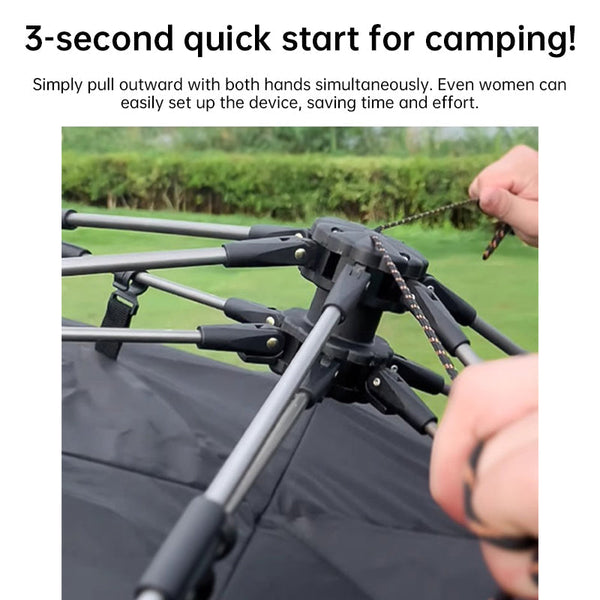 Outdoor 3-4 person one-touch quick-set tent, suitable for beach, fishing, family trips, picnics, parks, UV-resistant with sunsha V.I.P Digital Presence