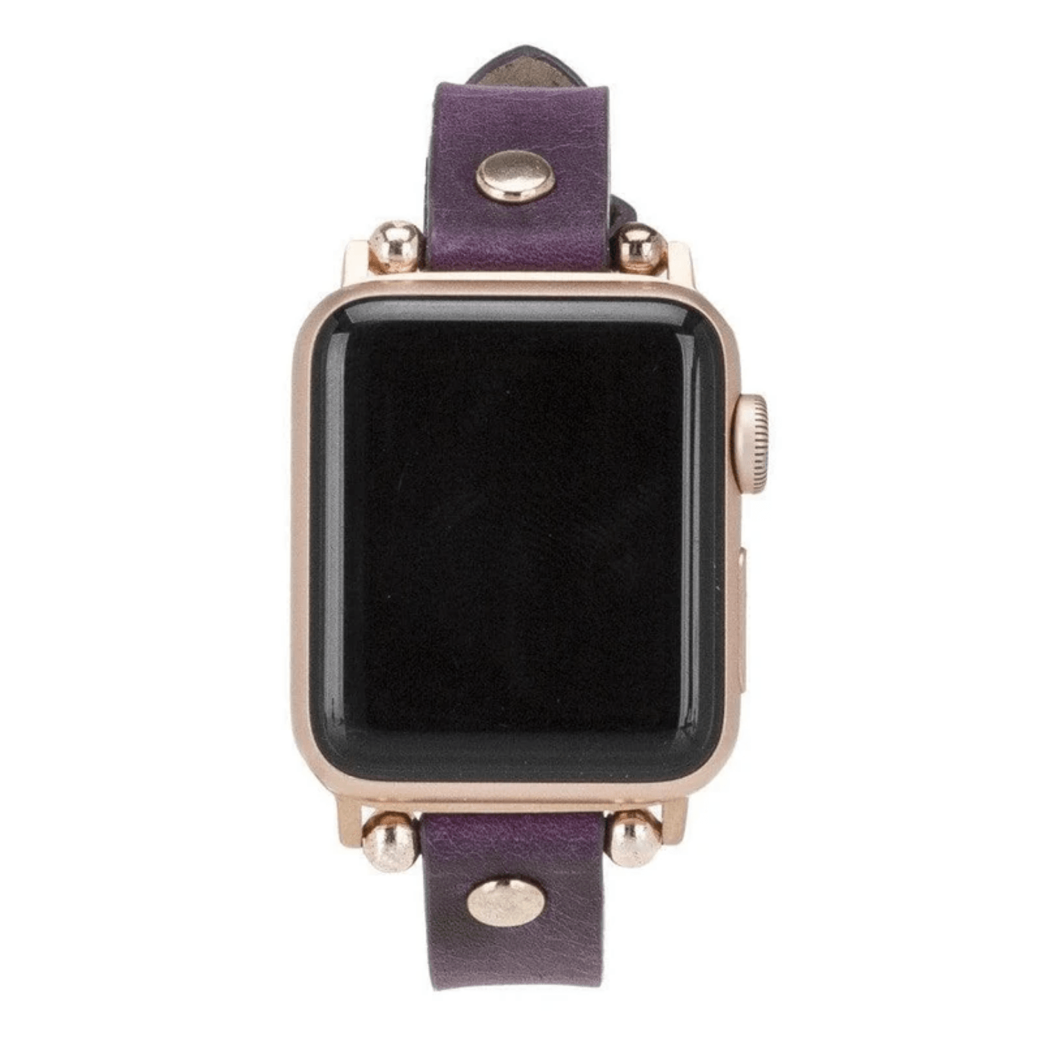 Apple Watch Deep Purple Leather Strap - Detroit