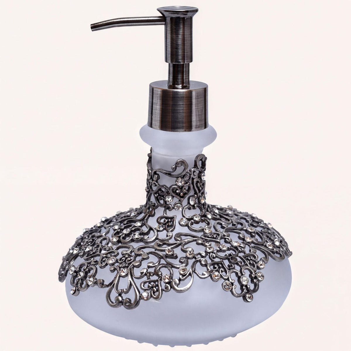 Soap Dispenser – Elegant Haven, Frosted Glass