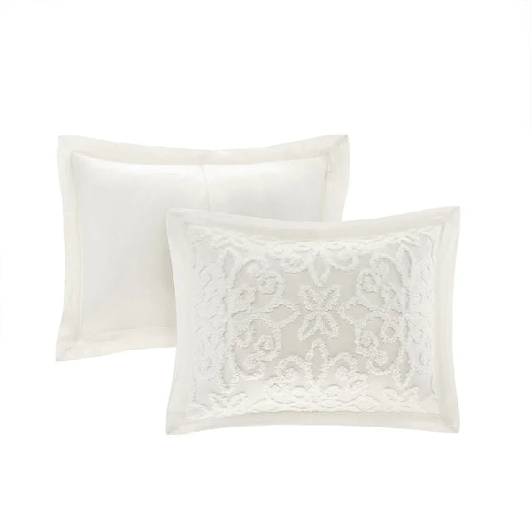 Sabrina 3 Piece Tufted Cotton Chenille Bedspread Set - Off White - Gifts for You 'n Me
