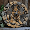 Custom Personalized German Shepherd Metal Sign - Gift Idea For Dog Lover - Cut Metal Sign (Edit) / 1 / 8in