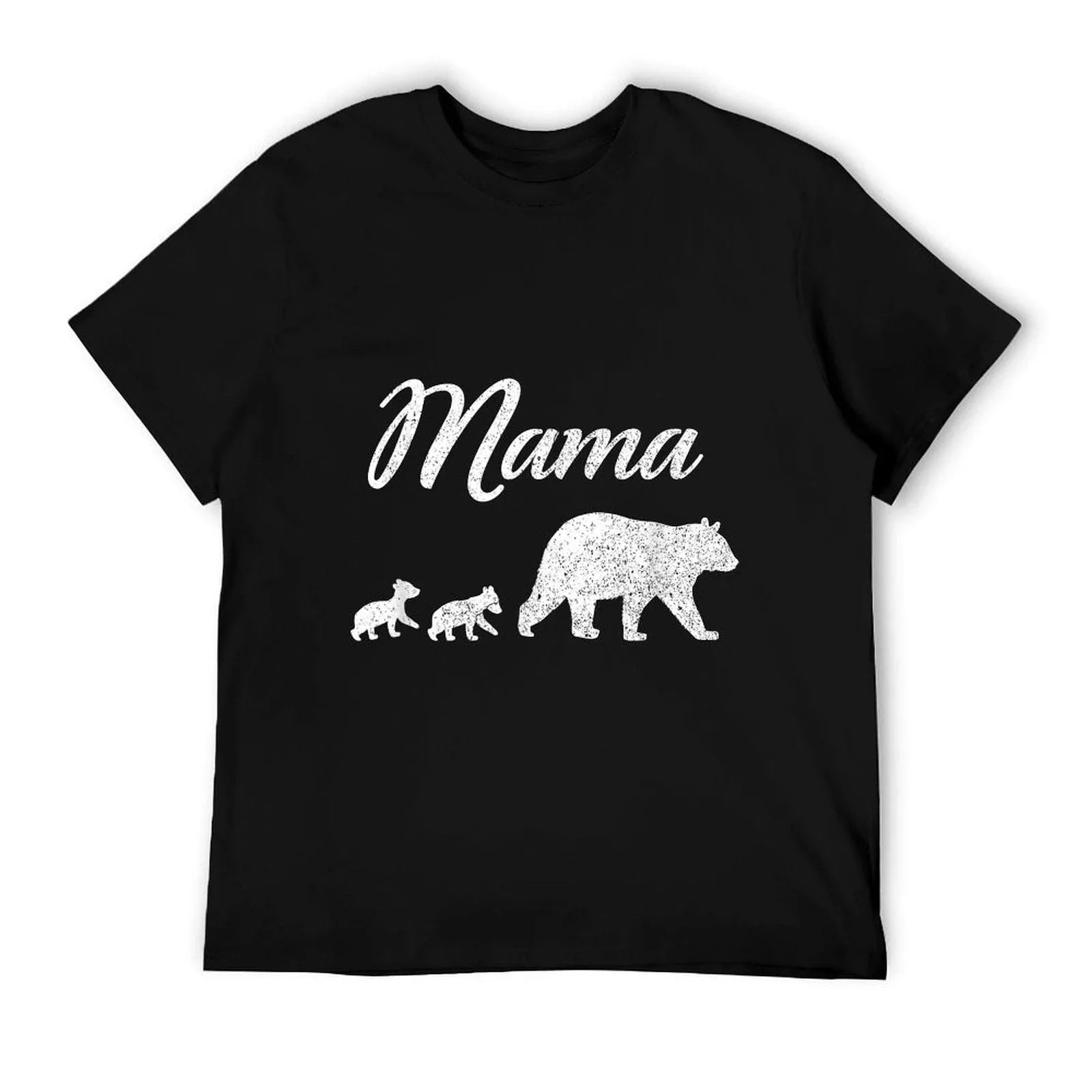 Mama Bear T Shirt With Two Cubs Twin Mom Mother's Day Gift T-Shirt
