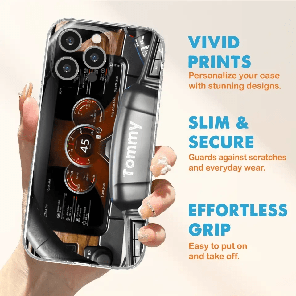 Personalized Truck Dashboard Phone Case - Case For Iphone, Samsung and Xiaomi - 6D8KY1
