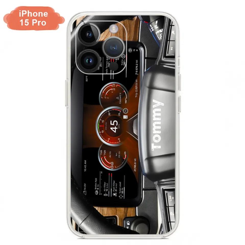 Personalized Truck Dashboard Phone Case - Case For Iphone, Samsung and Xiaomi - 6D8KY1