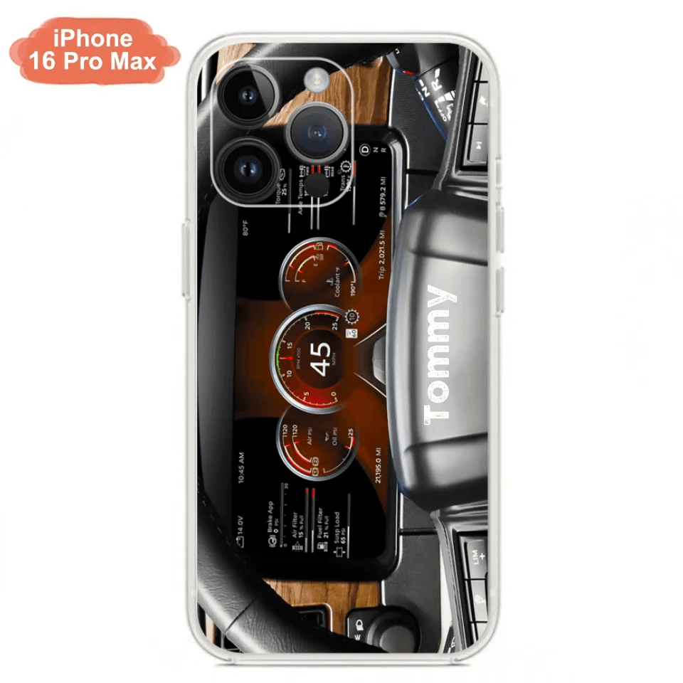 Personalized Truck Dashboard Phone Case - Case For Iphone, Samsung and Xiaomi - 6D8KY1