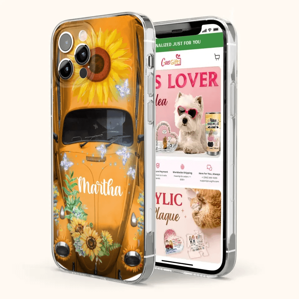 Custom Personalized Sport Car Phone Case - Gift Idea For Sport Car Lovers - Case For iPhone, Samsung and Xiaomi - E4X7KB
