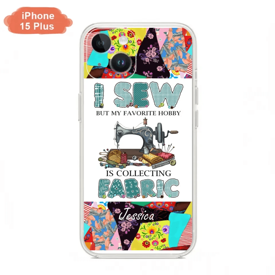 Custom Personalized Sewing Machine Phone Case - Gift Idea For Sewing Lovers - Case For iPhone, Samsung and Xiaomi - 8WU8I3