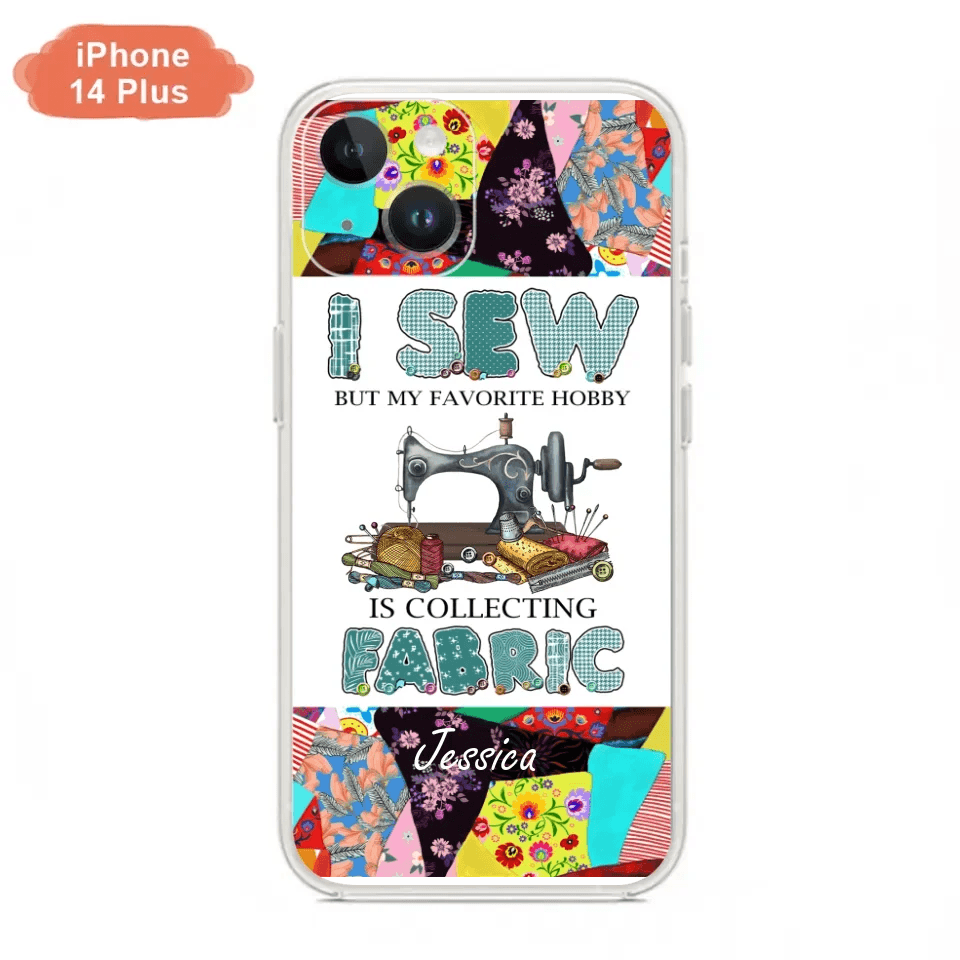 Custom Personalized Sewing Machine Phone Case - Gift Idea For Sewing Lovers - Case For iPhone, Samsung and Xiaomi - 8WU8I3