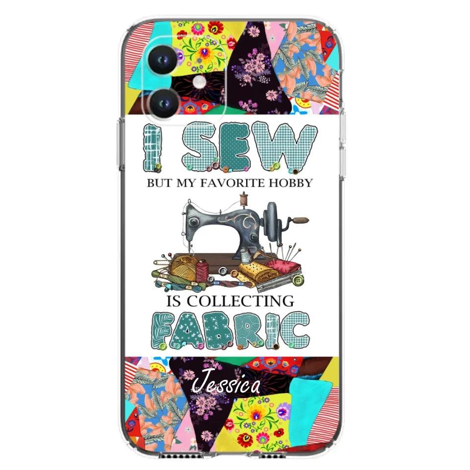 Custom Personalized Sewing Machine Phone Case - Gift Idea For Sewing Lovers - Case For iPhone, Samsung and Xiaomi - 8WU8I3