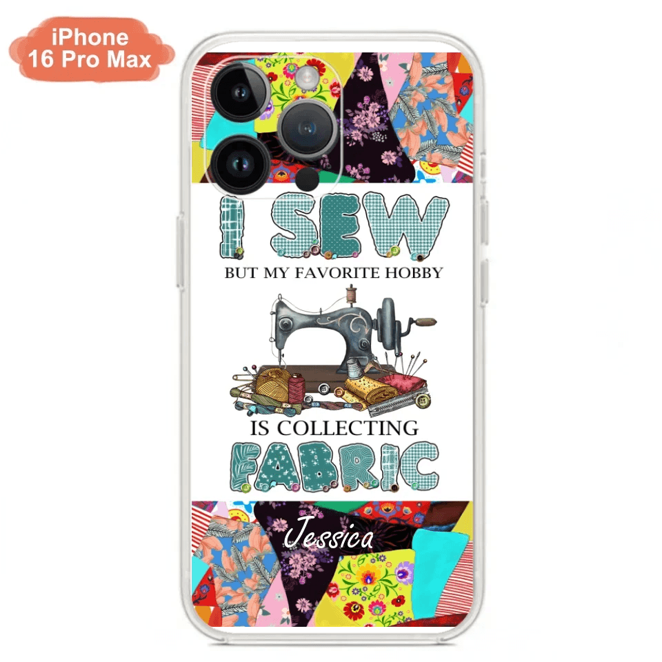 Custom Personalized Sewing Machine Phone Case - Gift Idea For Sewing Lovers - Case For iPhone, Samsung and Xiaomi - 8WU8I3