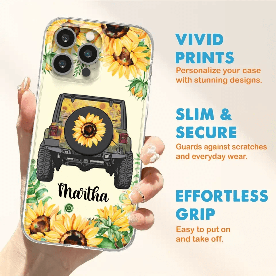 Custom Personalized Off-road Car Phone Case - Best Gift Idea For Off-road Lovers - Case For iPhone, Samsung and Xiaomi