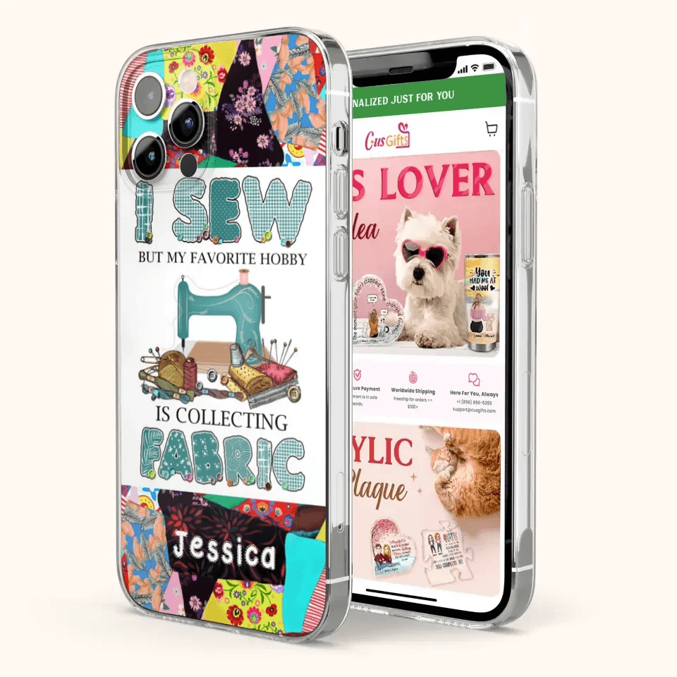 Personalized Sewing Phone Case - Phone Case For iPhone, Samsung and Xiaomi - 8WU8I3