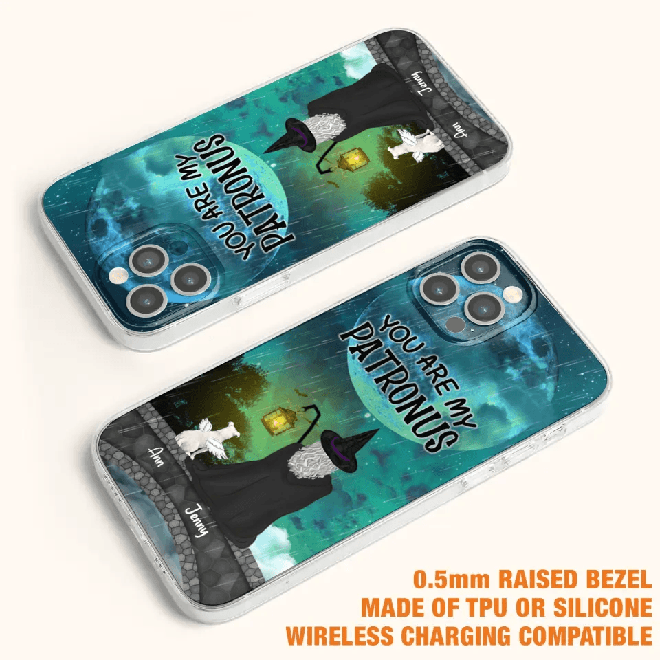 Personalized Witchy Phone Case - Up to 2 Girls and 4 Pets - You Are My Patronus - 4UM2XW