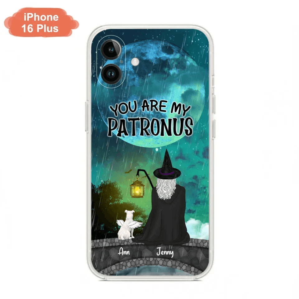 Personalized Witchy Phone Case - Up to 2 Girls and 4 Pets - You Are My Patronus - 4UM2XW