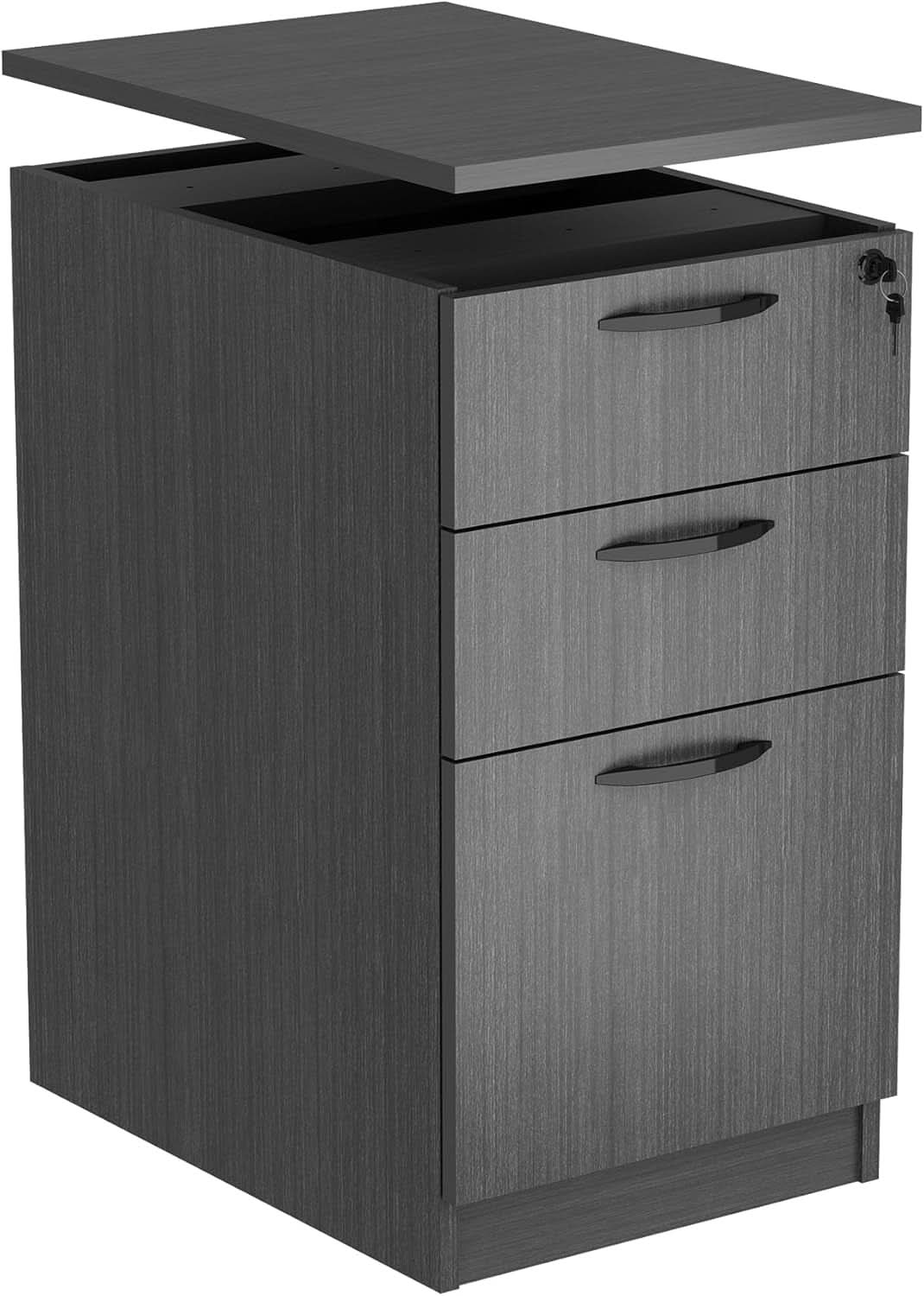 67 Inch U Shaped Executive Desk With 2 Storage Cabinets