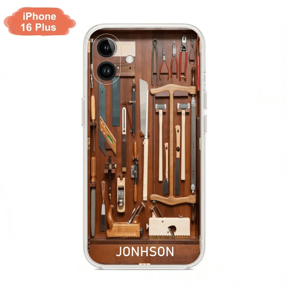 Custom Personalized Carpenter Toolbox Phone Case - Case For iPhone, Samsung And Xiaomi - J59VWE