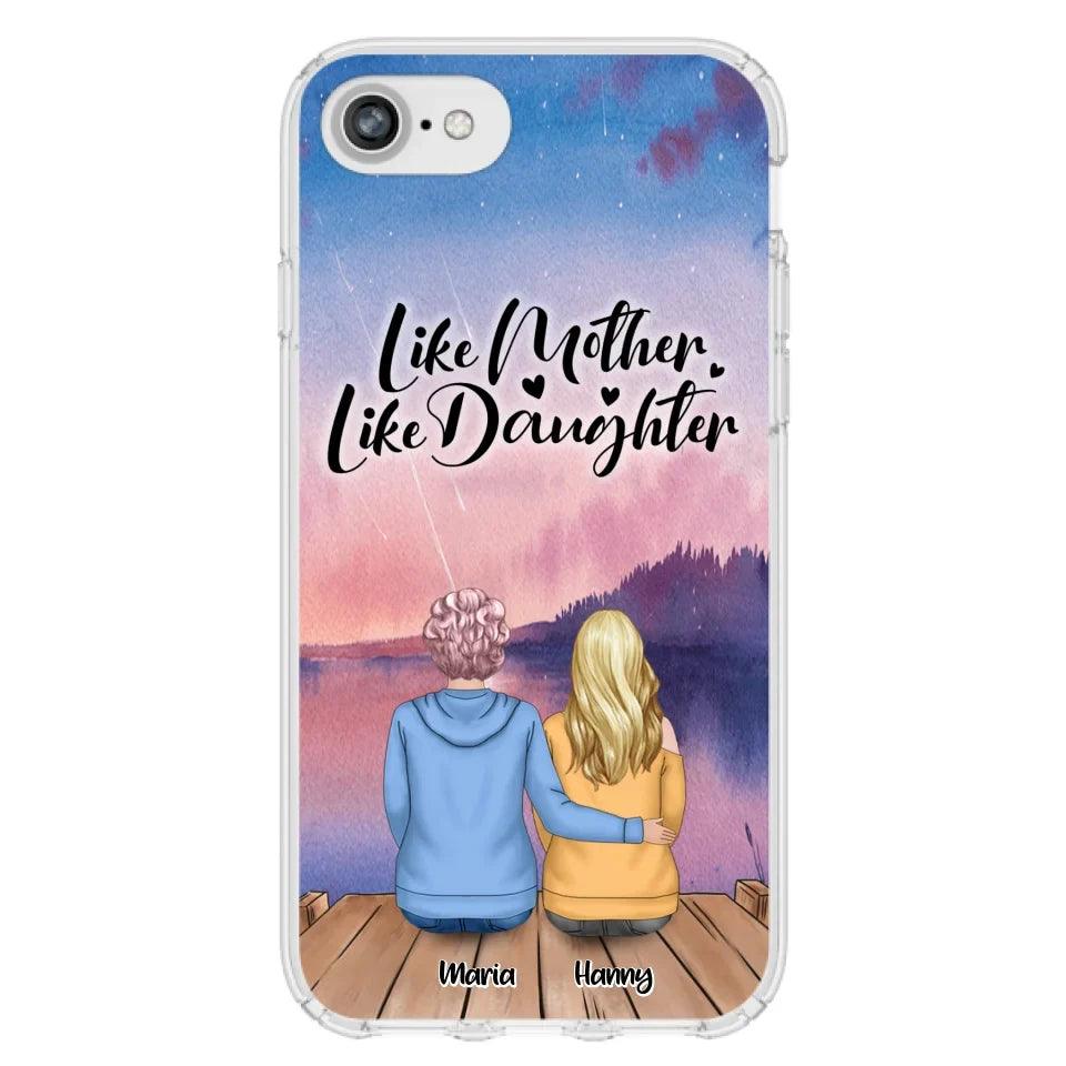 Custom Personalized Mom Phone Case - Gifts For Dog Lovers With Upto 3 Dogs - Like Mother Like Daughter