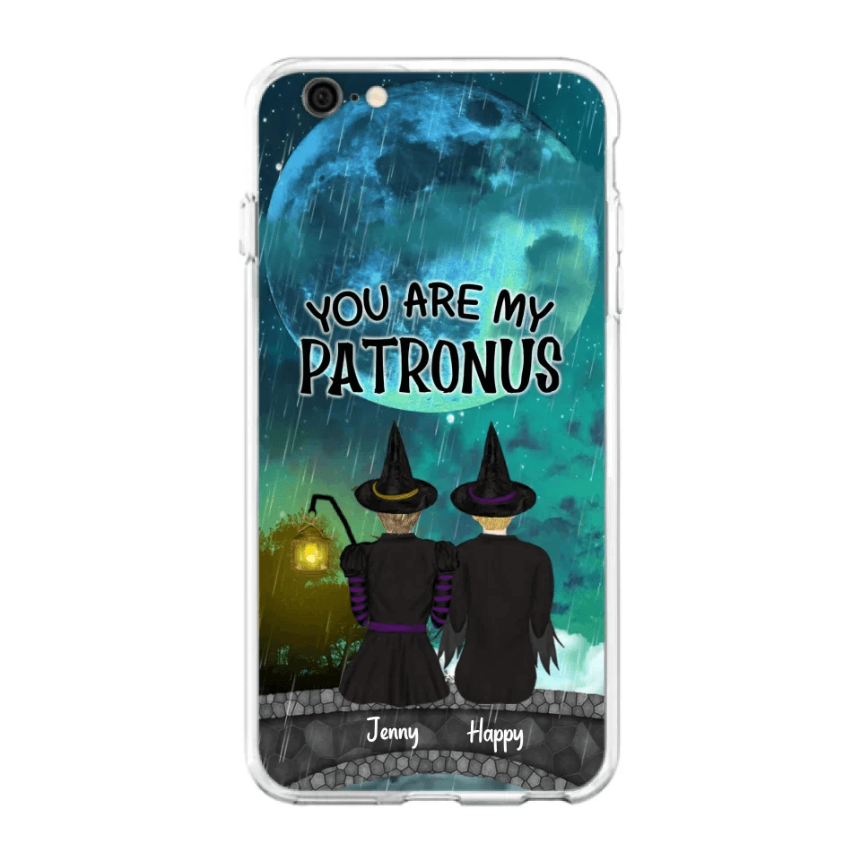Personalized Witches Phone Case - Gift Idea For Best Friends with 2 Girls - You Are My Patronus