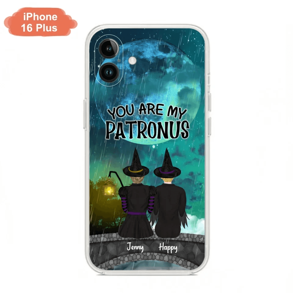 Personalized Witches Phone Case - Gift Idea For Best Friends with 2 Girls - You Are My Patronus
