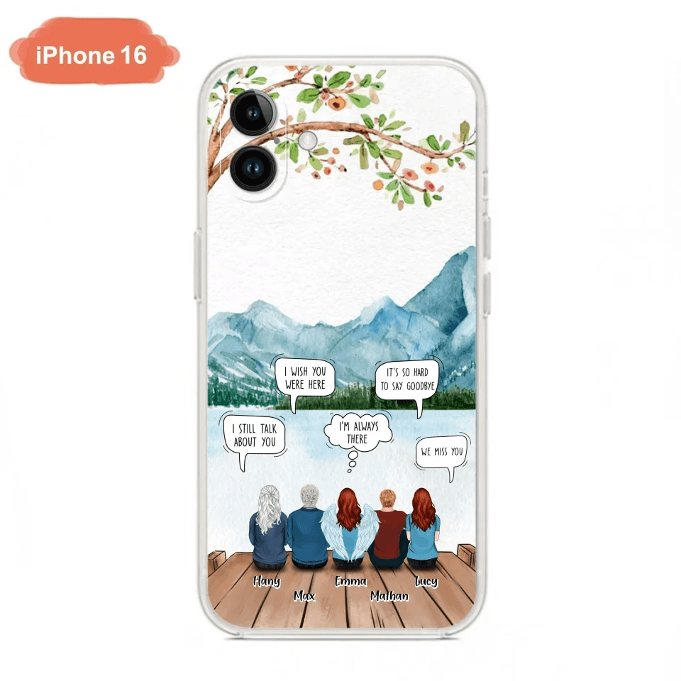 Custom Personalized Memorial Phone Case - Upto 5 People - Best Gift For Family - Case For Iphone & Samsung