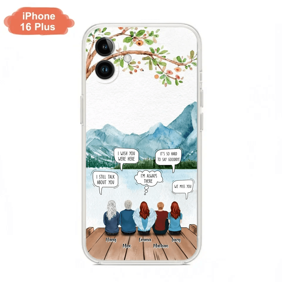 Custom Personalized Memorial Phone Case - Upto 5 People - Best Gift For Family - Case For Iphone & Samsung
