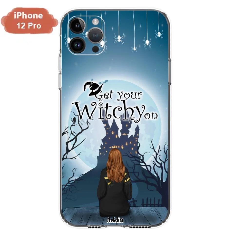 Custom Personalized Witch Phone Case - Upto 4 Witches - Best Gift For Friends - Get Your Witchy on - Case For iPhone And Samsung