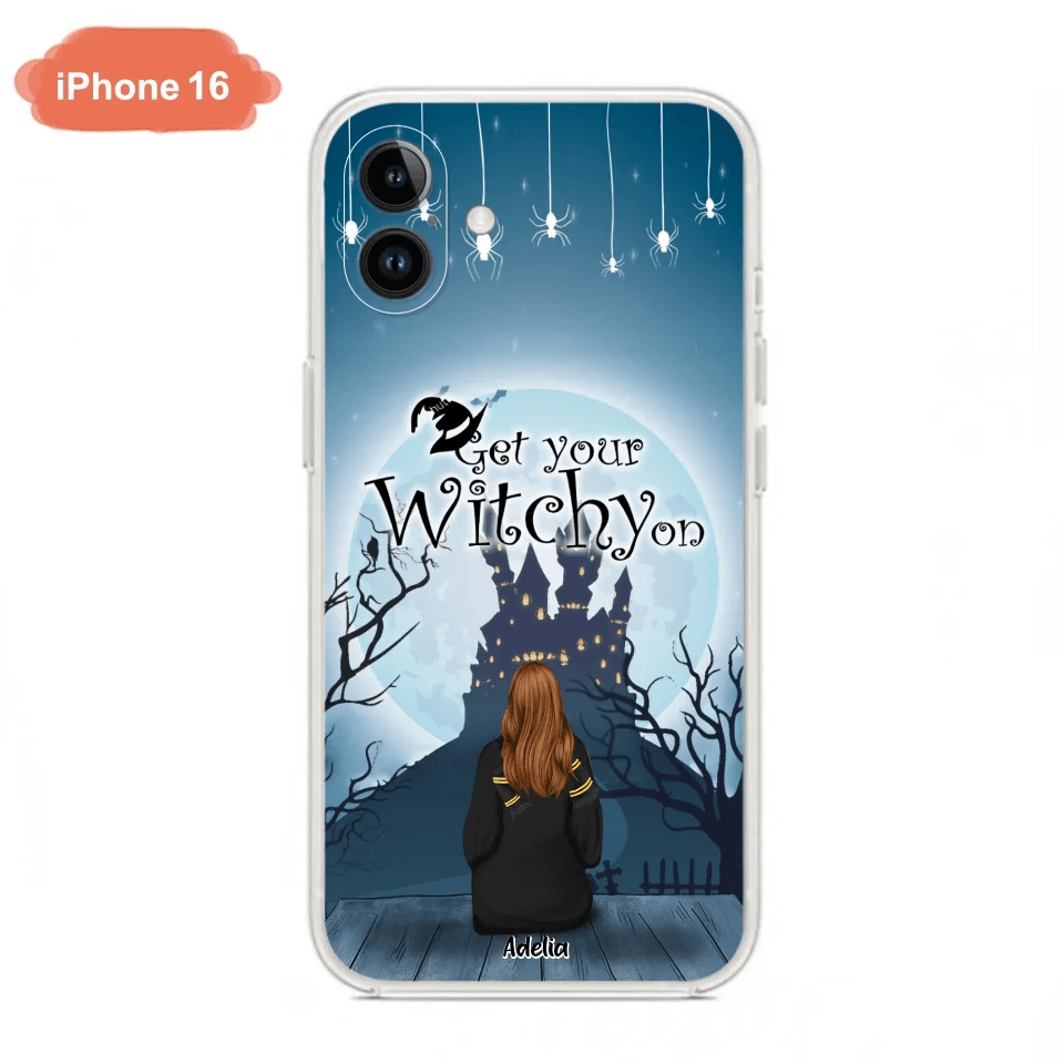 Custom Personalized Witch Phone Case - Upto 4 Witches - Best Gift For Friends - Get Your Witchy on - Case For iPhone And Samsung