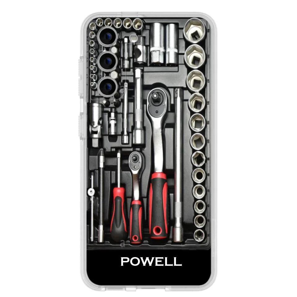 Custom Personalized Mechanic Toolbox Phone Case - Case For iPhone, Samsung And Xiaomi - RCT18X
